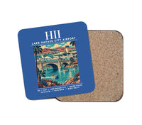 Thumbnail for HII - Poster - Coaster - Blue