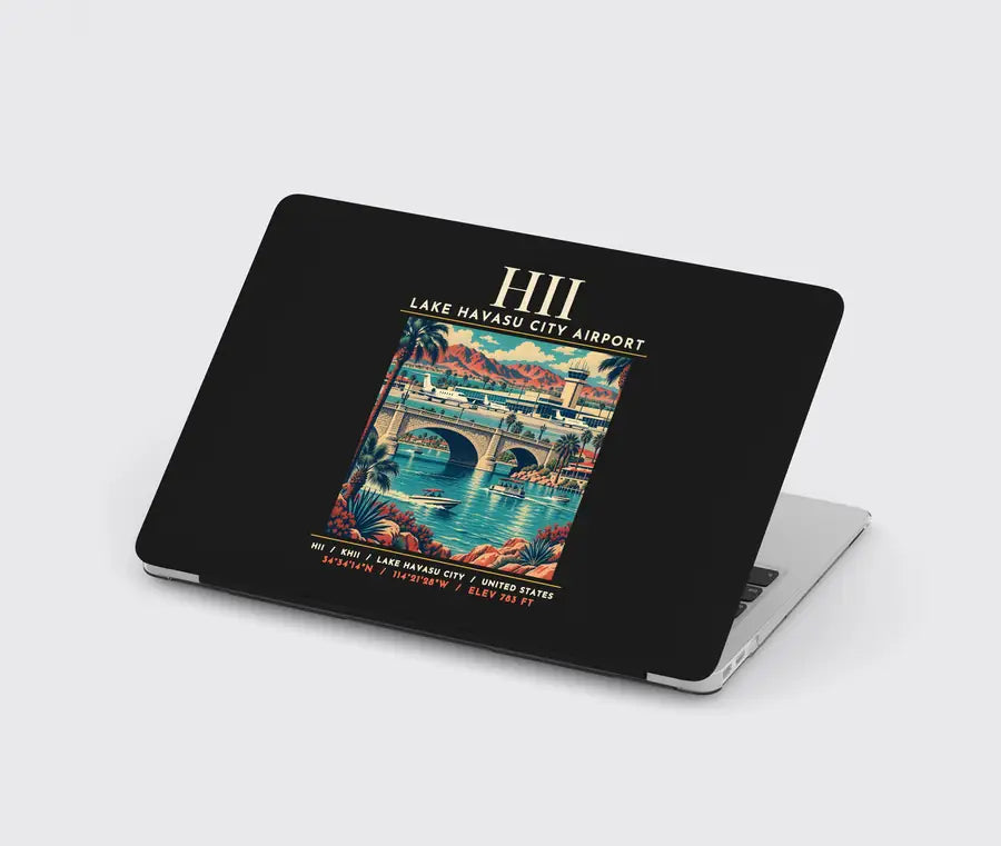 HII - Poster - MacBook Case - Black