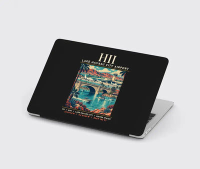 HII - Poster - MacBook Case - Black