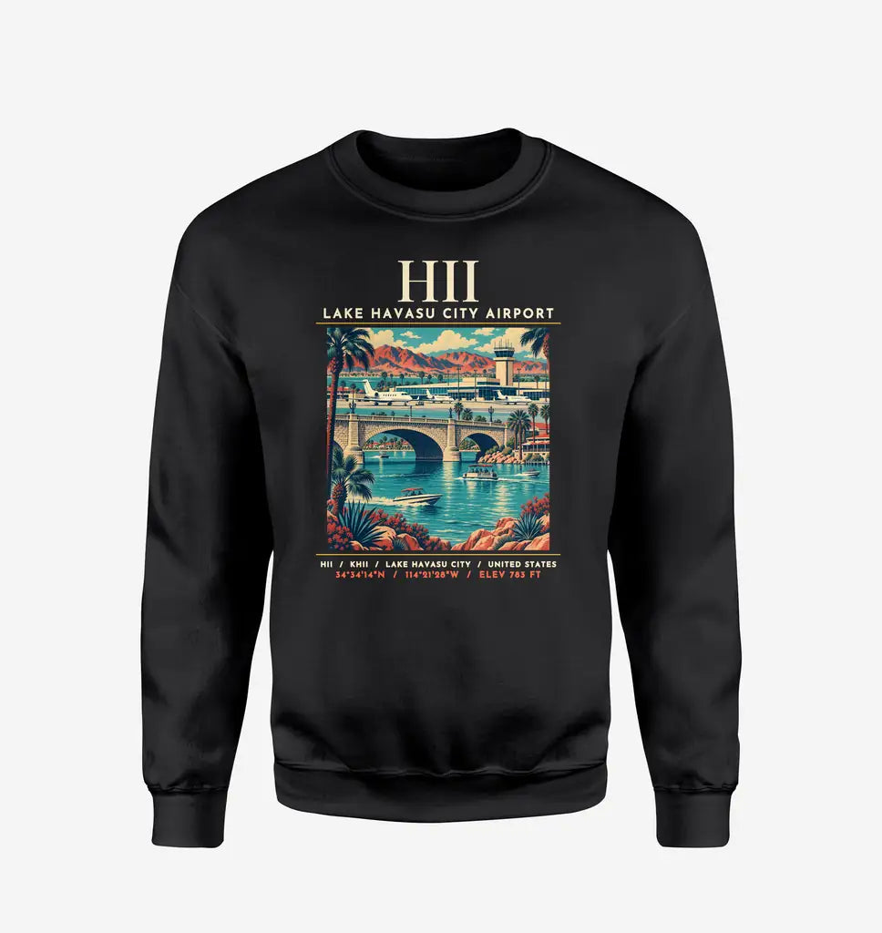 HII - Poster - Sweatshirt - Black