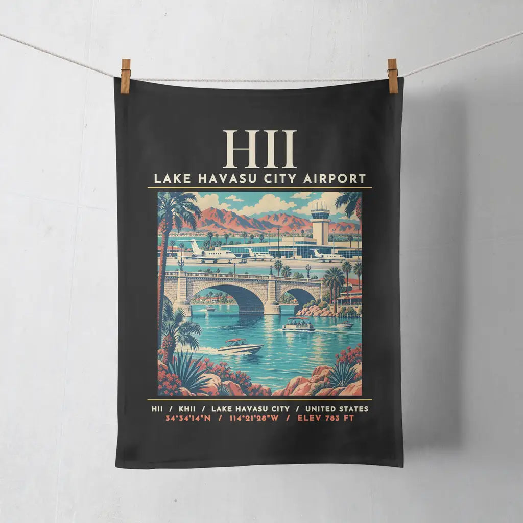 HII - Poster - Towel - Black