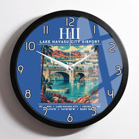 Thumbnail for HII - Poster - Wall Clock Framed - Blue