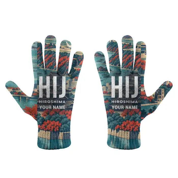Hiroshima Airport (HIJ) Gloves - Gloves - Full - 3D + Name