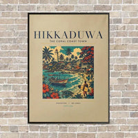 Thumbnail for HIKKADUWA - Poster - Canvas Framed - Beige