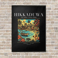 Thumbnail for HIKKADUWA - Poster - Canvas Framed - Black