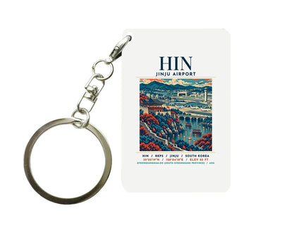 HIN - Poster - Key Chain - White
