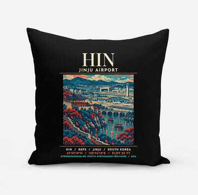 HIN - Poster - Pillow - Black