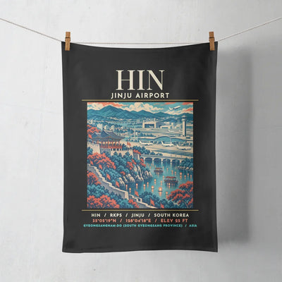 HIN - Poster - Towel - Black