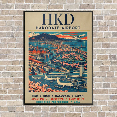 HKD - Poster - Canvas Framed - Beige