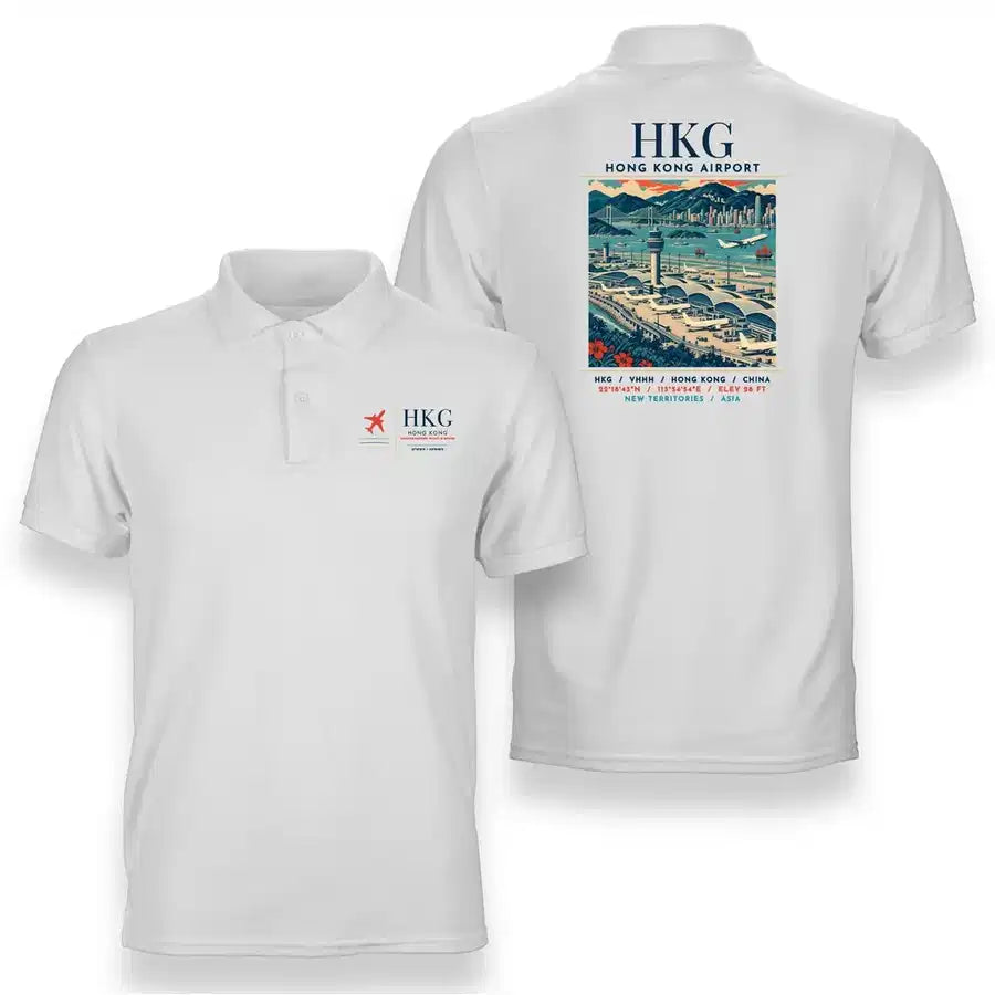 HKG - Poster - Double-Side Polo - White