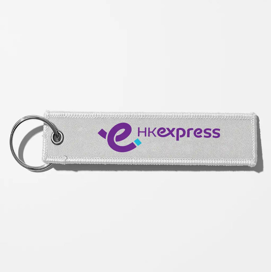 HK Express Airlines Crew & Staff Tag Key Chains - White