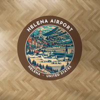 Thumbnail for Helena Regional Airport (HLN) Carpets - Carpet Round - Badge - Brown V2