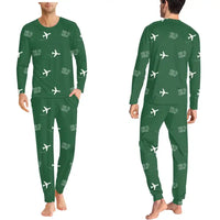 Thumbnail for Halim Perdanakusuma International Airport (HLP) Pajamas - Men Pajamas - Green