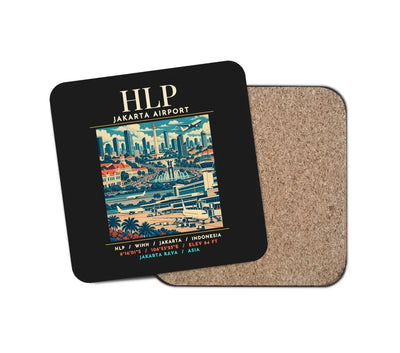 HLP - Poster - Coaster - Black