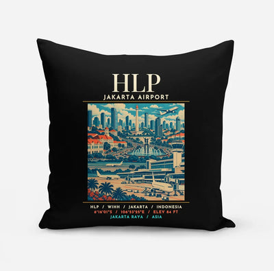 HLP - Poster - Pillow - Black
