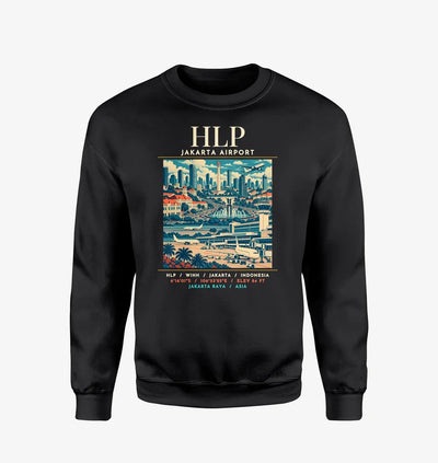 HLP - Poster - Sweatshirt - Black