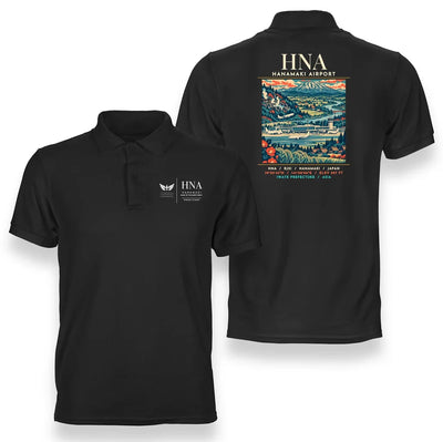 HNA - Poster - Double-Side Polo - Black