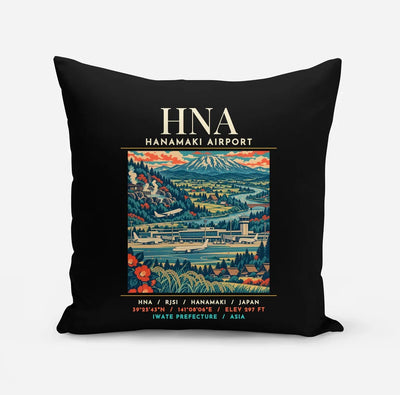 HNA - Poster - Pillow - Black