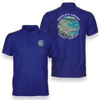 Thumbnail for HNL - Badge - Double-Side Polo - Blue