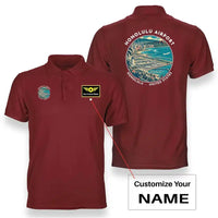 Thumbnail for HNL - Badge - Double-Side Polo - Red + Name