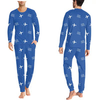 Thumbnail for Honolulu Daniel K. Inouye International Airport (HNL) Pajamas - Men Pajamas - Blue