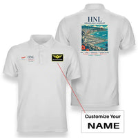 Thumbnail for HNL - Poster - Double-Side Polo - White + Name