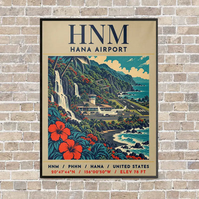 HNM - Poster - Canvas Framed - Beige