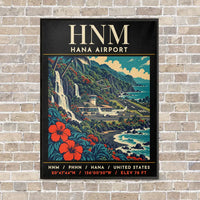 Thumbnail for HNM - Poster - Canvas Framed - Black