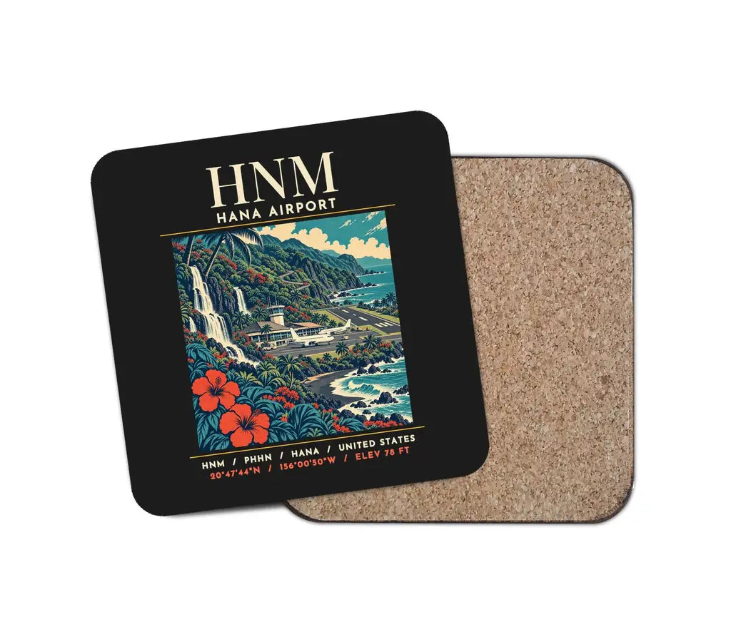 HNM - Poster - Coaster - Black