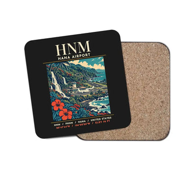HNM - Poster - Coaster - Black