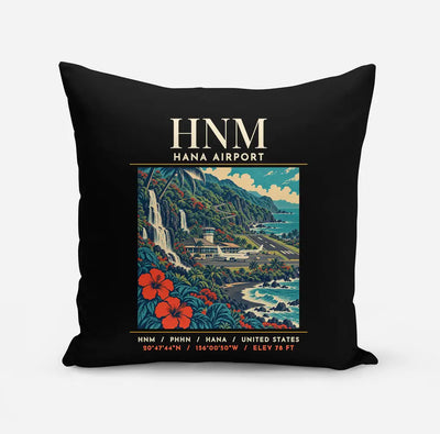 HNM - Poster - Pillow - Black