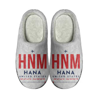 Thumbnail for Hana Airport (HNM) Slippers & Flip Flops - Slippers - Cotton - Code - Same - Light Gray