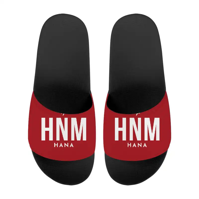 Hana Airport (HNM) Slippers & Flip Flops - Slippers - Sport - Code - Red