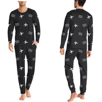 Thumbnail for Haines Airport (HNS) Pajamas - Men Pajamas - Black