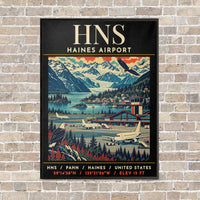 Thumbnail for HNS - Poster - Canvas Framed - Black