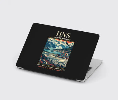 HNS - Poster - MacBook Case - Black