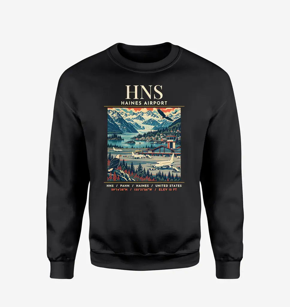 HNS - Poster - Sweatshirt - Black
