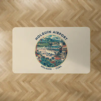 Thumbnail for Frank País Airport (HOG) Carpets - Carpet Rectangle - Badge - Beige V2
