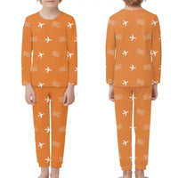 Thumbnail for Homer Airport (HOM) Pajamas - Children Pajamas - Orange