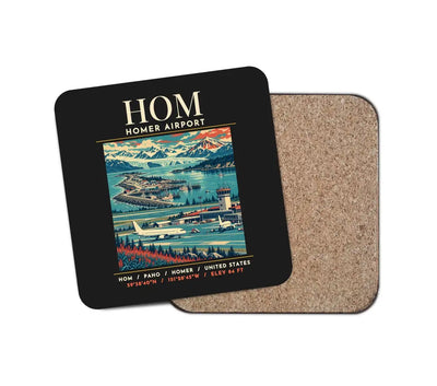 HOM - Poster - Coaster - Black