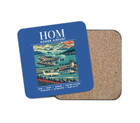 Thumbnail for HOM - Poster - Coaster - Blue