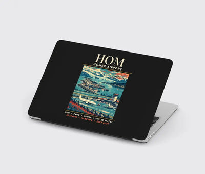 HOM - Poster - MacBook Case - Black