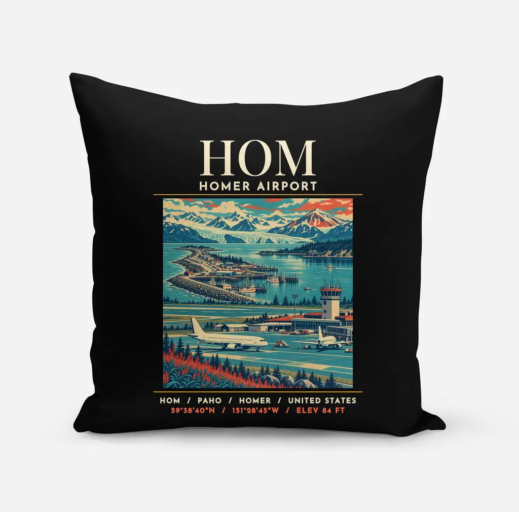 HOM - Poster - Pillow - Black