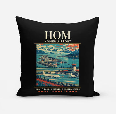 HOM - Poster - Pillow - Black