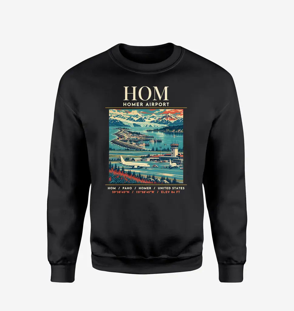 HOM - Poster - Sweatshirt - Black