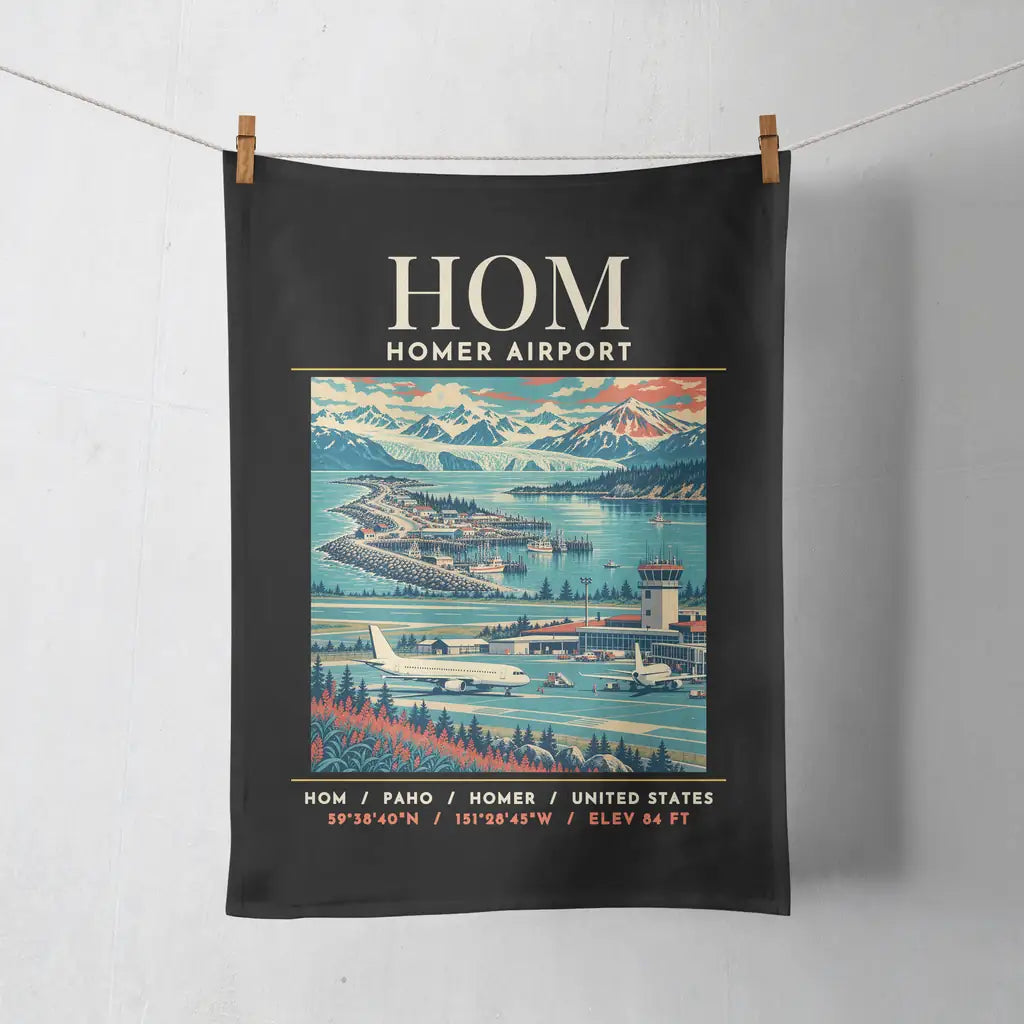 HOM - Poster - Towel - Black