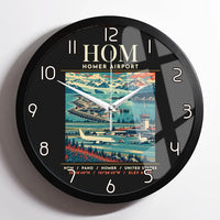 Thumbnail for HOM - Poster - Wall Clock Framed - Black