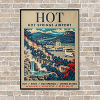 Thumbnail for HOT - Poster - Canvas Framed - Beige