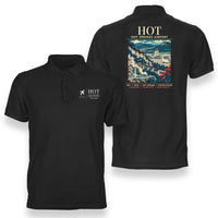 Thumbnail for HOT - Poster - Double-Side Polo - Black