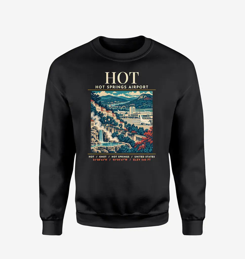 HOT - Poster - Sweatshirt - Black